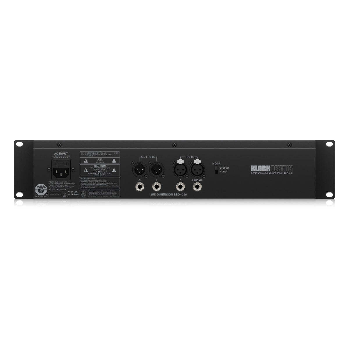 KLARK TEKNIK 3RD DIMENSION BBD-320 Analog Multi-Dimensional Signal Processor