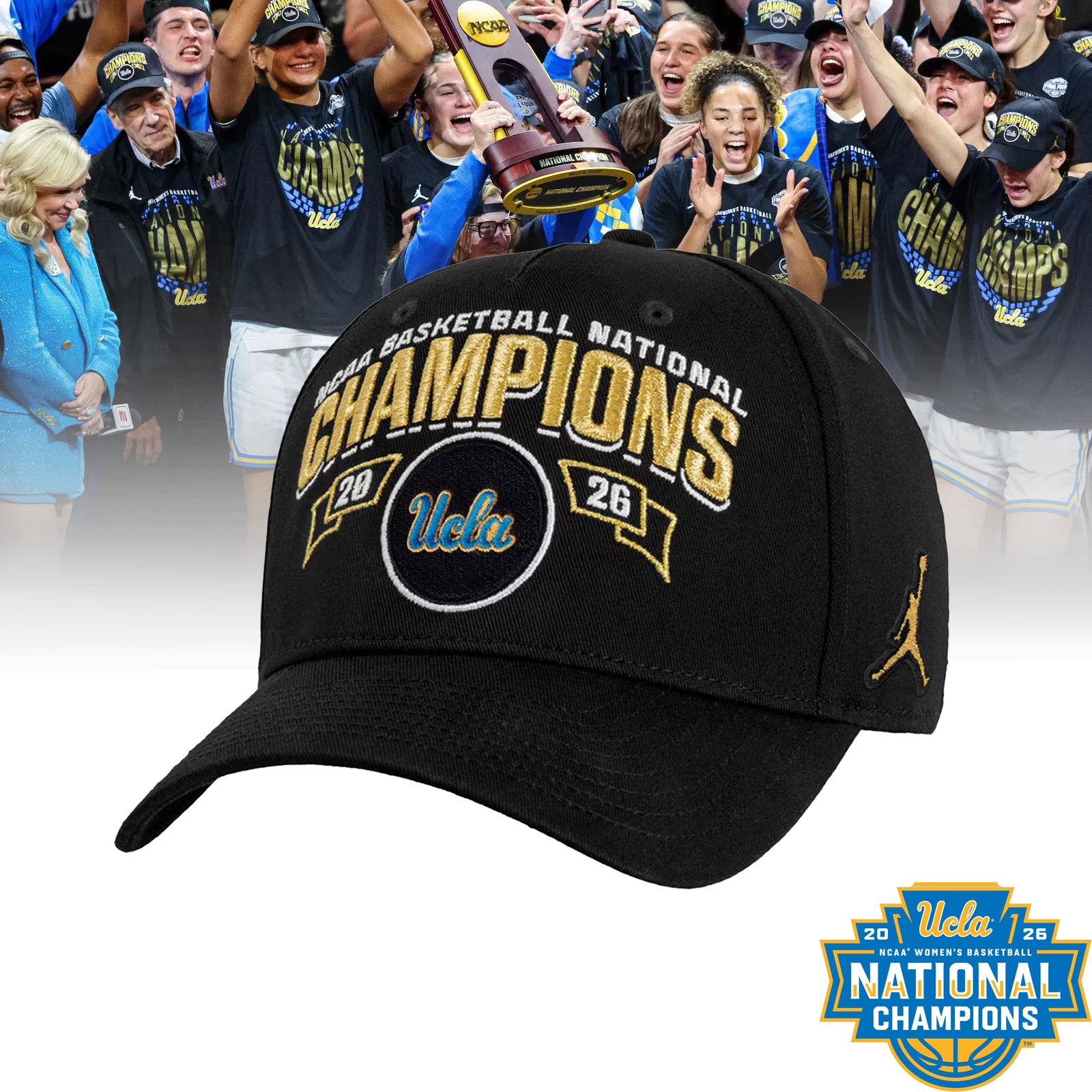 2026 National Champions Hat - NCAA Women's Basketball Champions Cap