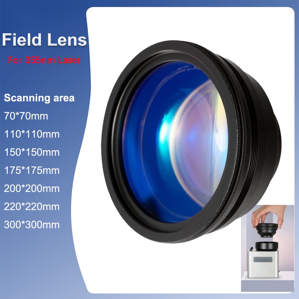 🔥 Field Lens UV Laser Silica Lens For 5W UV Fiber Laser Marking High Quality US