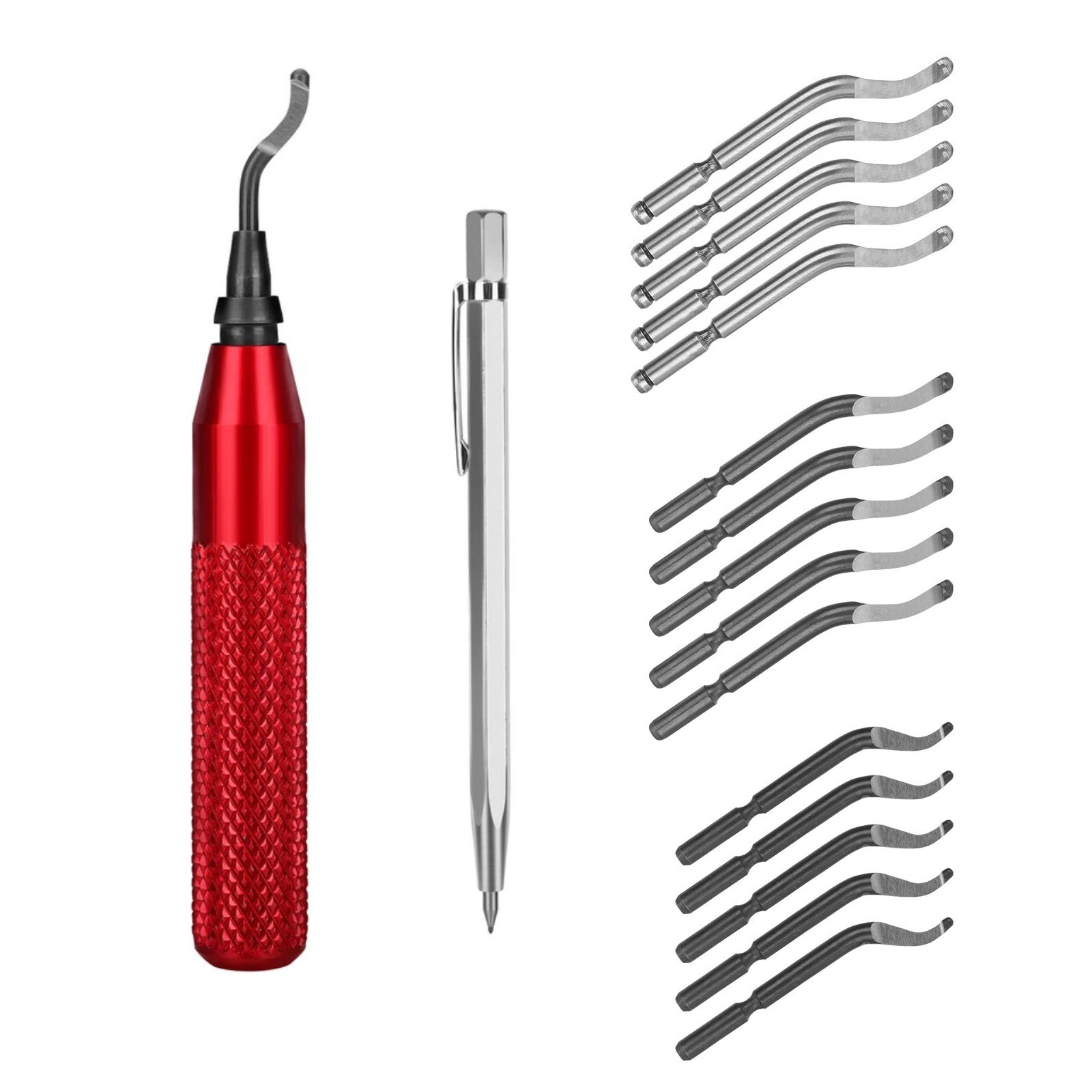 Deburring Tool with 15 Blades for Resin Plastic Metal Wood 3D Prints Finishing