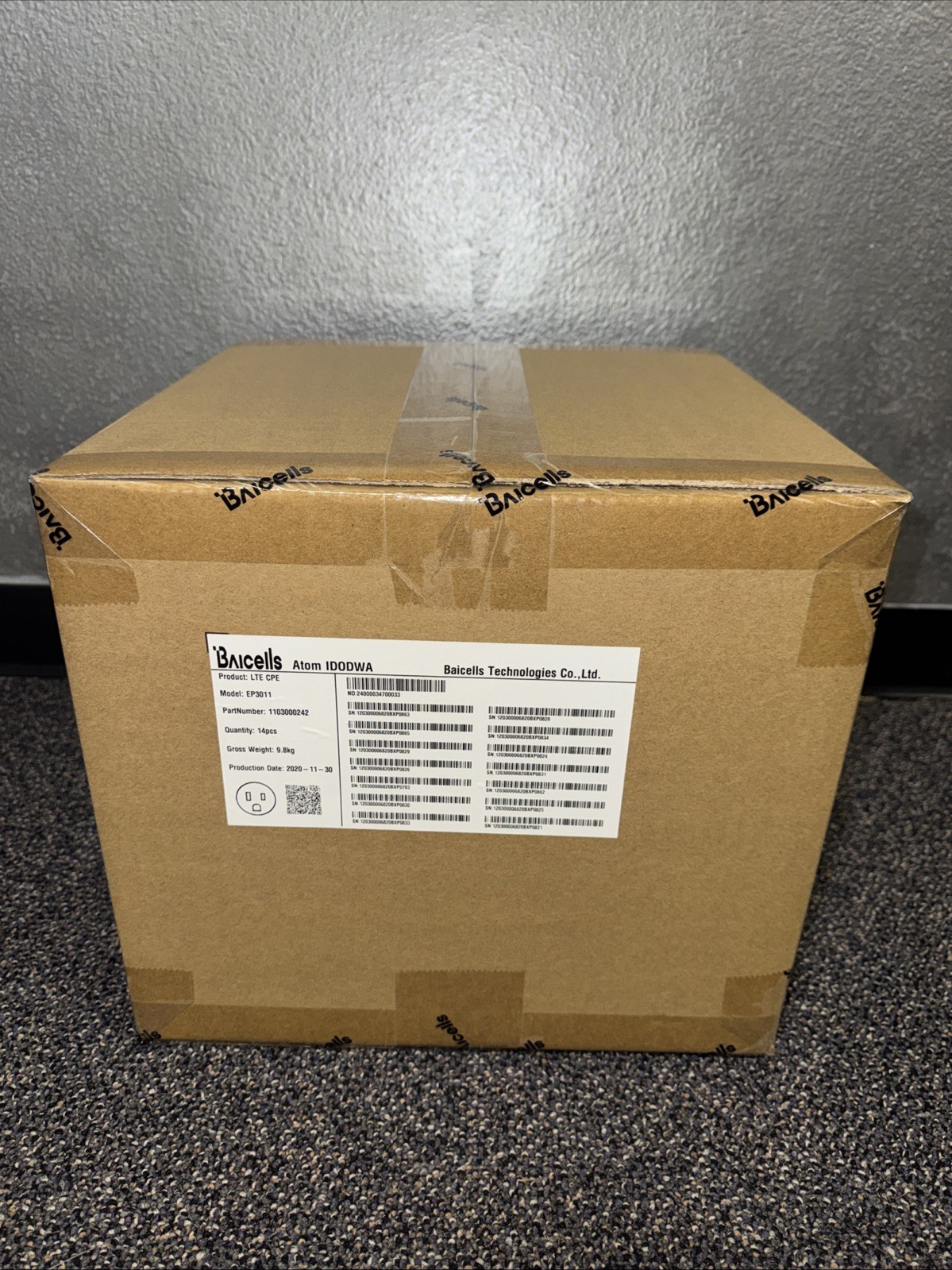 14x Lot Baicells EP3011 SNAP Access Point Router, Wi-Fi Dual-band 2.4GHz 5G PoE