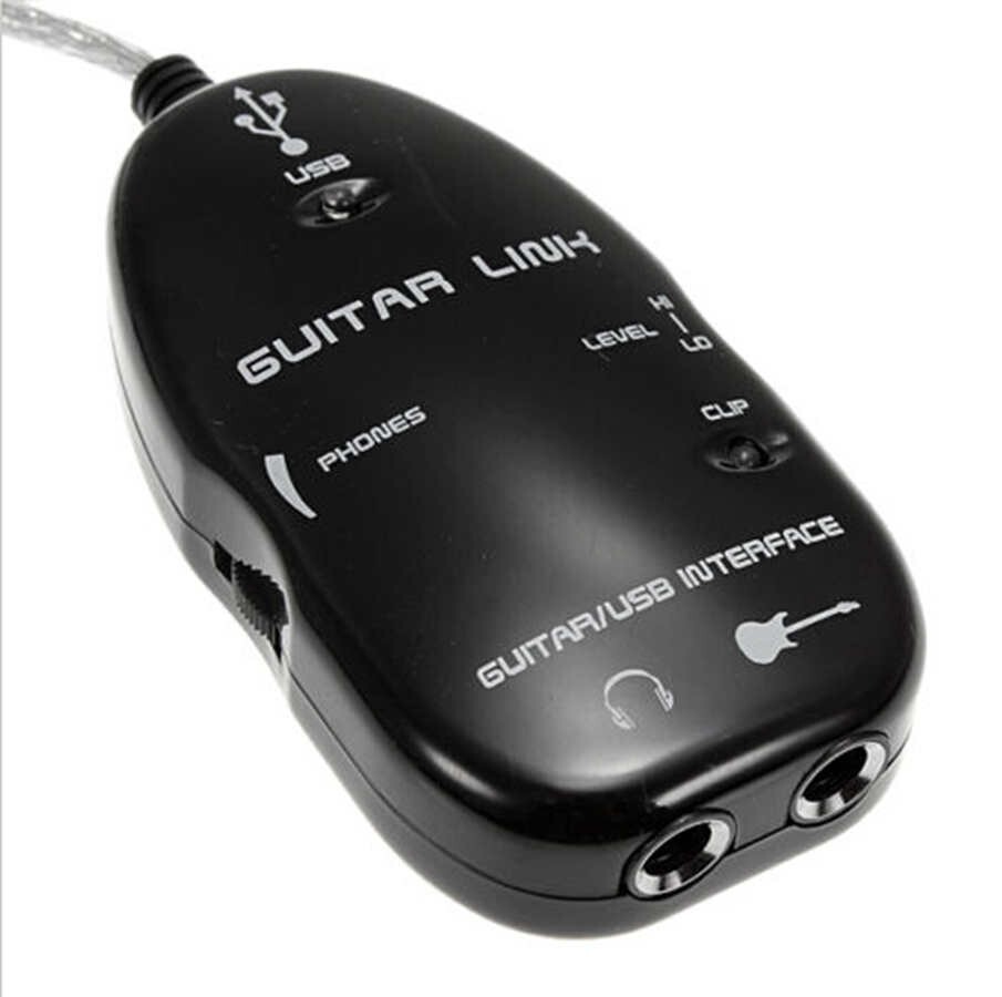 New Guitar to USB Interface Link Audio Cable PC/MAC Recording Music Adapter A303