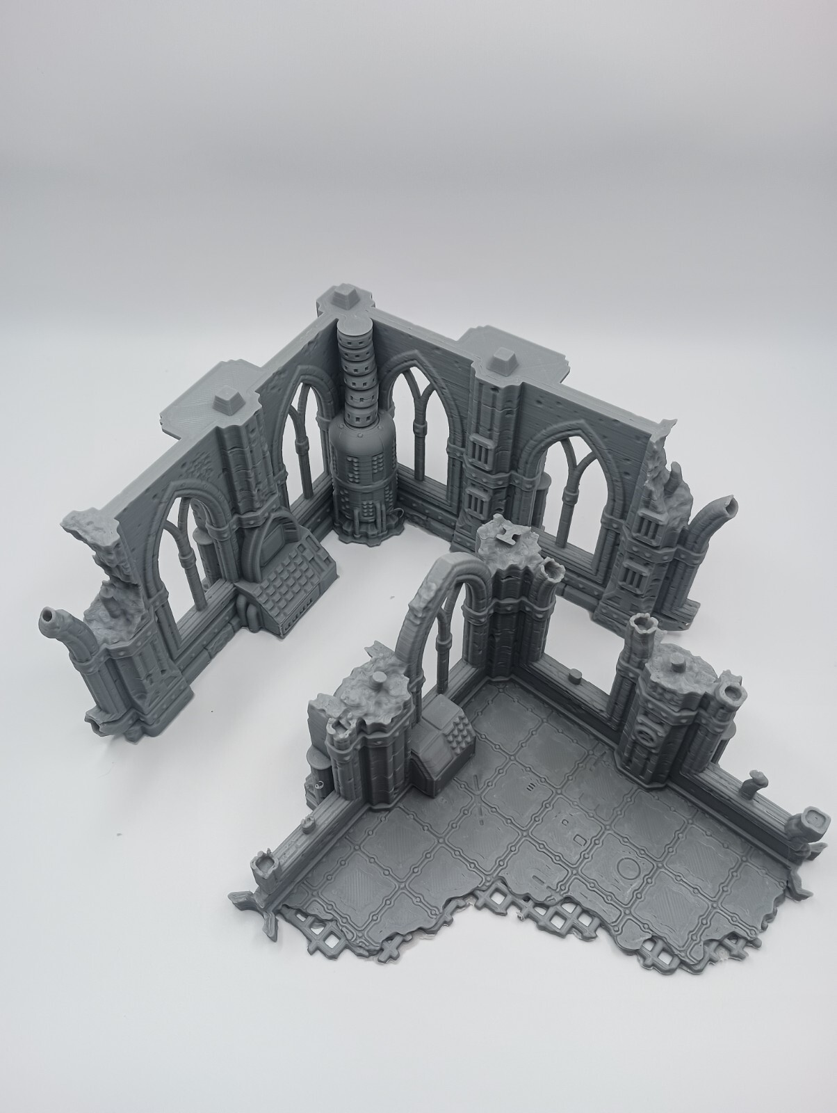 War Torn Sector 75 Modular Sci-Fi Ruin Building 9 -32mm Scale -Terrain