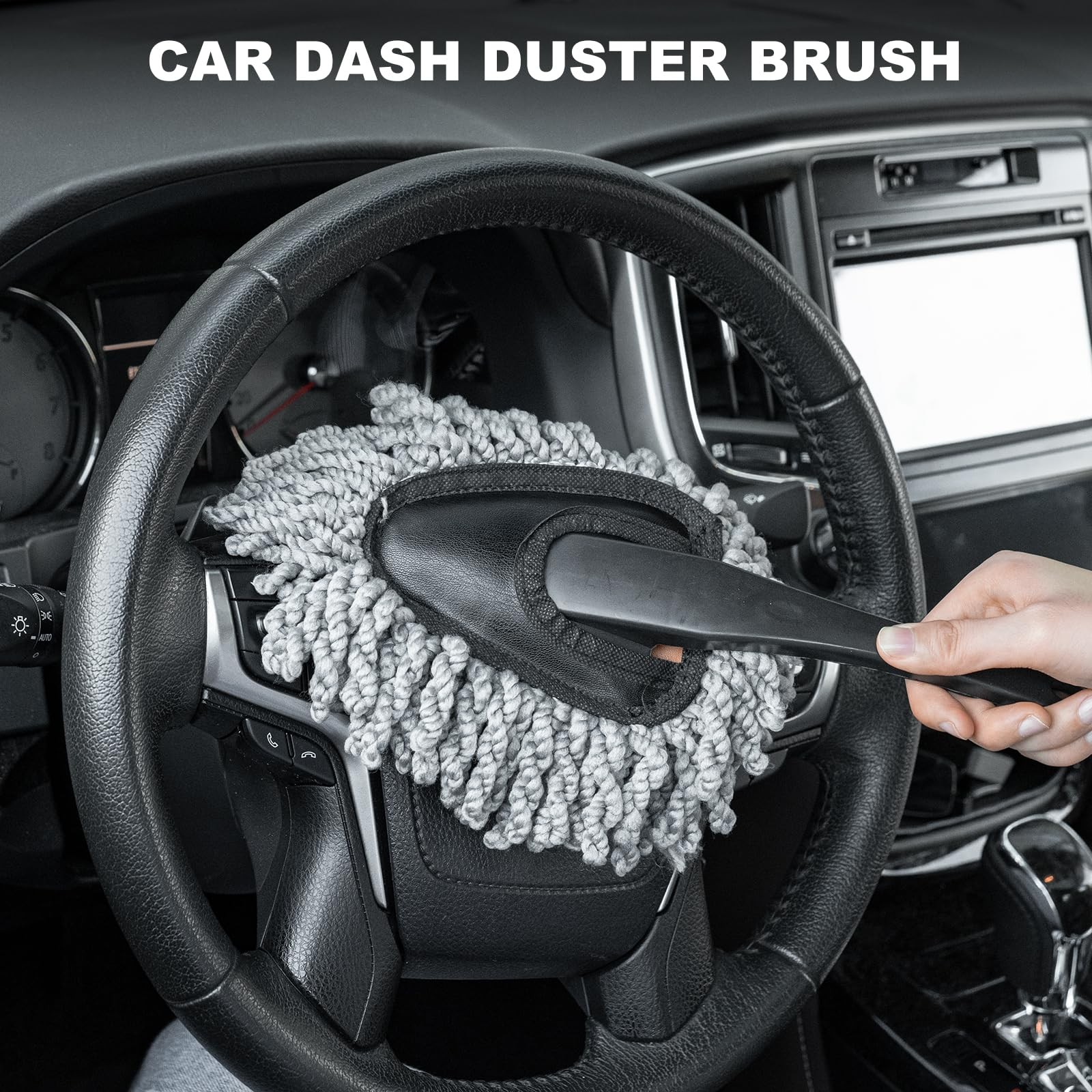 THINKWORK Car Interior Cleaning Kit, Duster Detail Brush,...