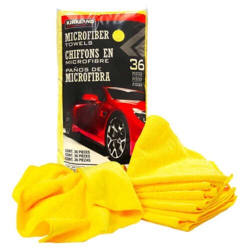 ✳️Kirkland Signature Ultra Microfiber Towels Auto Home, 16in x 16in, 36-count✳️