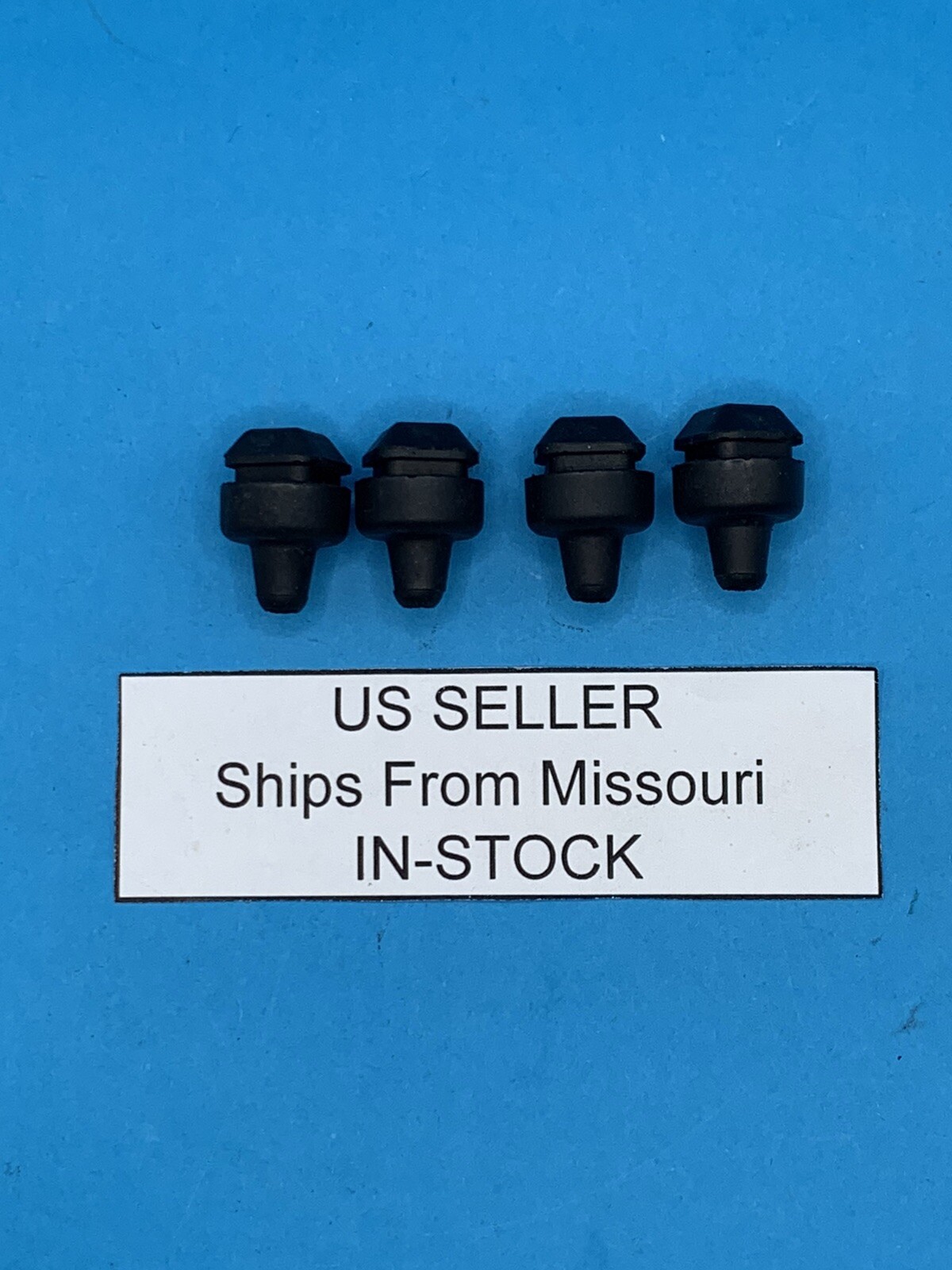(Pack of 4) License Plate Rubber Bumpers for Ford Lincoln Mercury Edge Escape ++