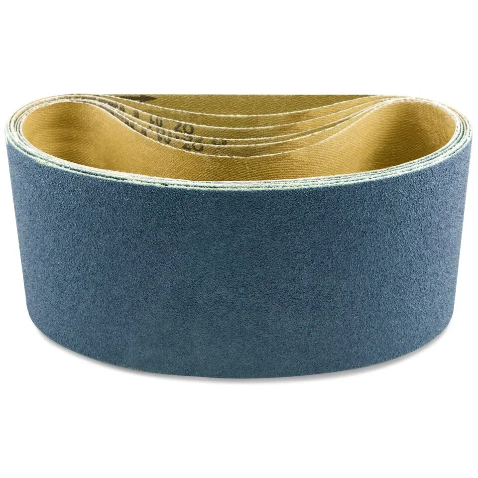 3 X 21 Inch 80 Grit Metal Grinding Zirconia Sanding Belts, 10 Pack