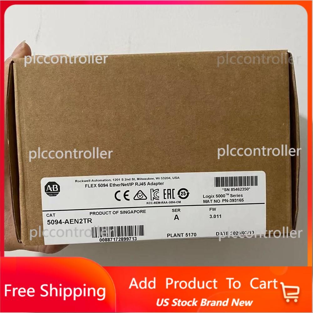 Factory Sealed Allen-Bradley 5094-AEN2TR Flex 5000 Dual Port Ethernet Module