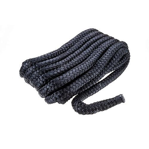 SEACHOICE Double Braid Dock Line 50-40461 5/8" Width x 20' Length Black