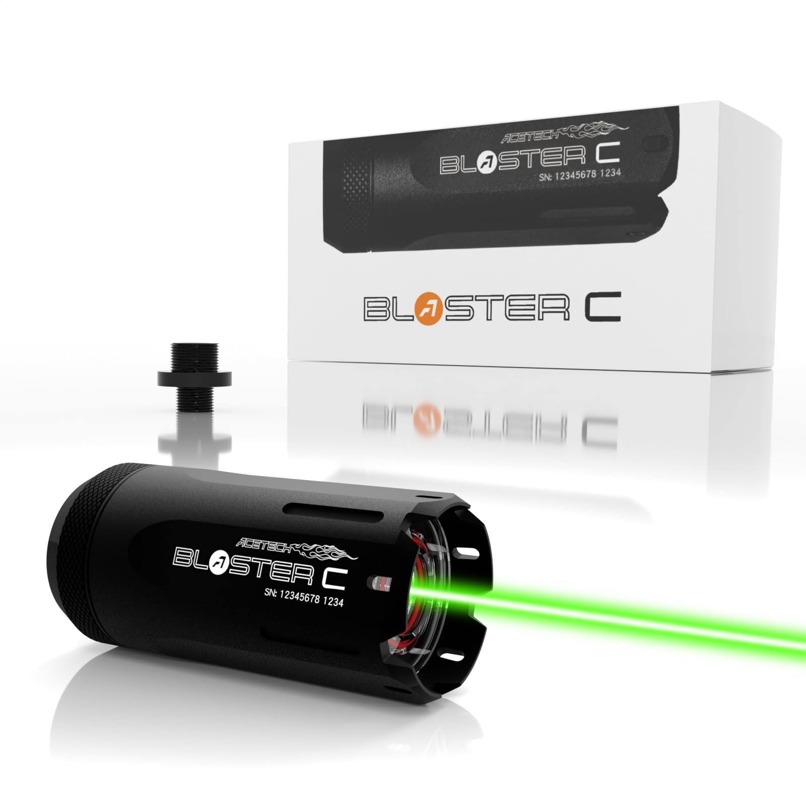Airsoft /Riffle Tracer Unit Brighter C/Blaster C 14mm CCW Negative Thread M14...