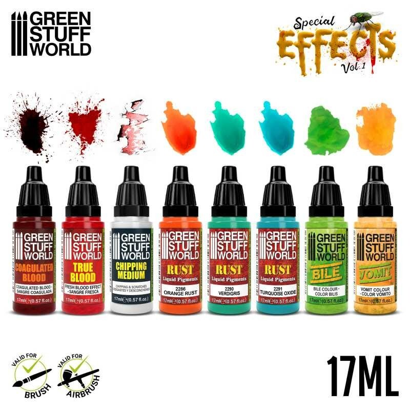 Green Stuff World Paint Set - Special Effects Vol. 1 New