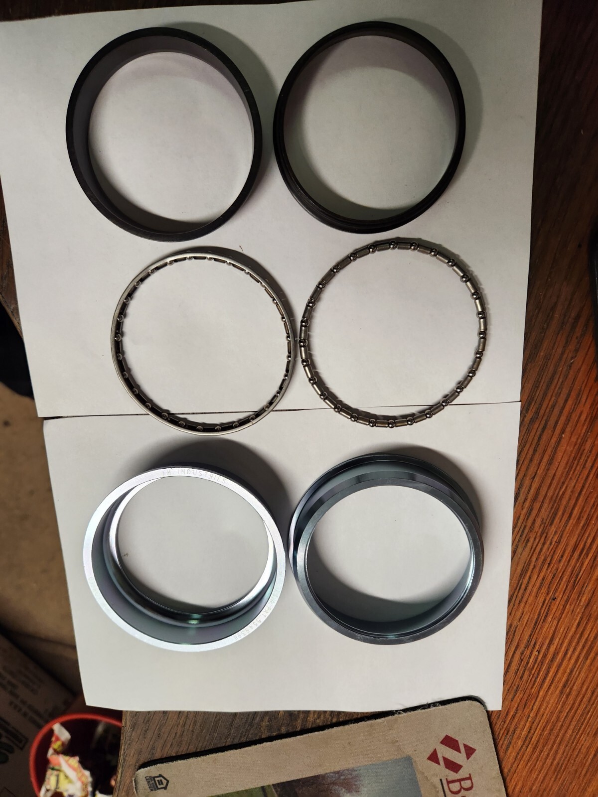 NOS TH Industries Early GT I Drive Bike Eccentric BB Cup & Bearing Set MTB