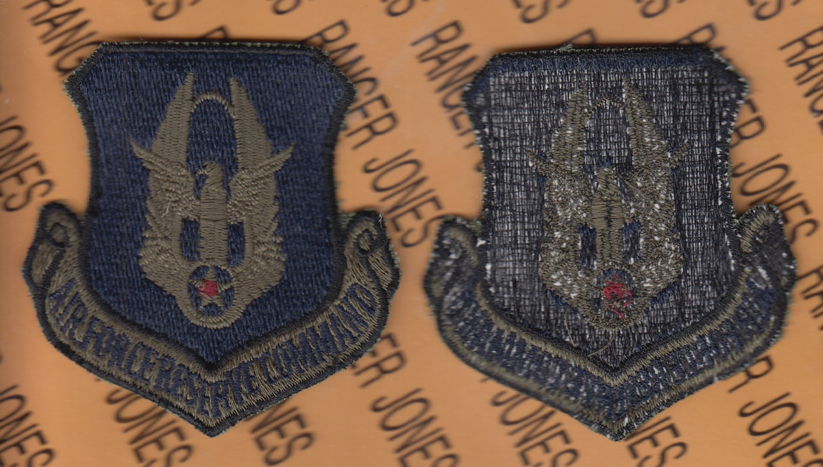 USAF Air Force Reserve Command AFRC OD Green & Blue 3" patch c/e