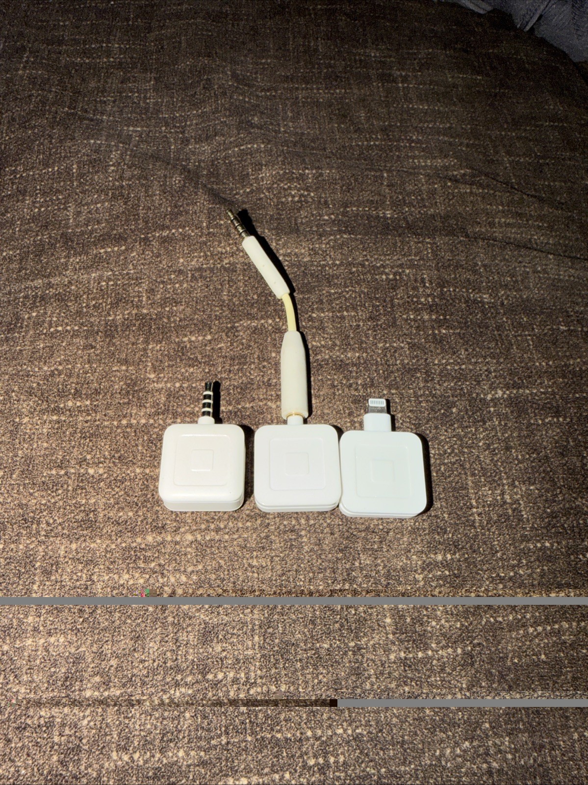 One Lighting & two headphone jack Square Card Readers