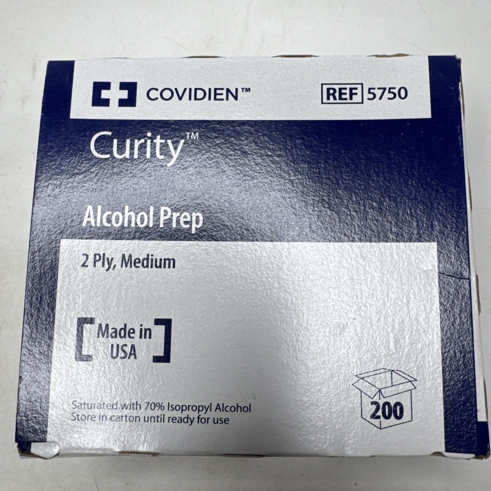 Webcol Alcohol Wipes 2Ply Medium 200 Count Lot 2