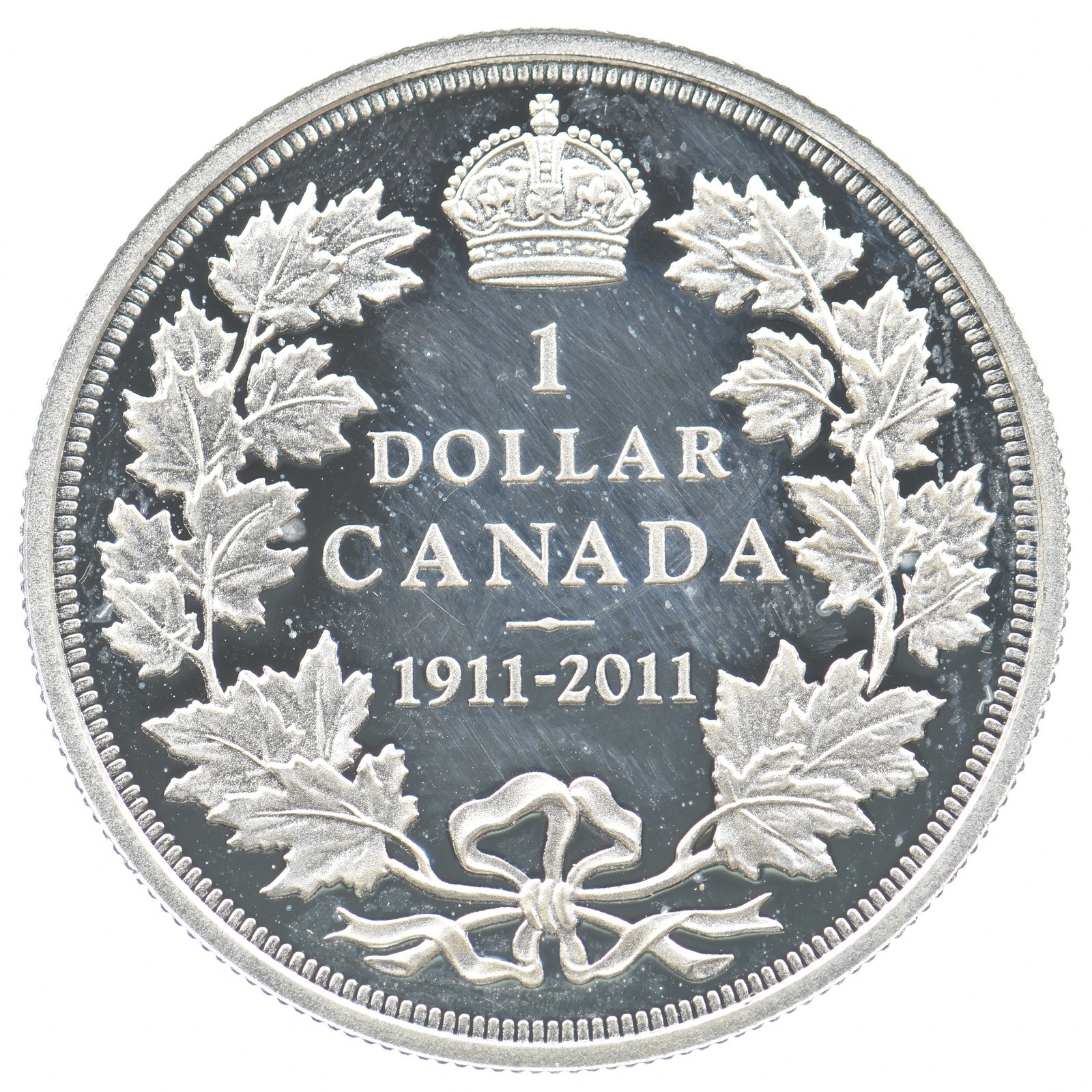 2011 Canada 1 Dollar Silver George V Proof *3375