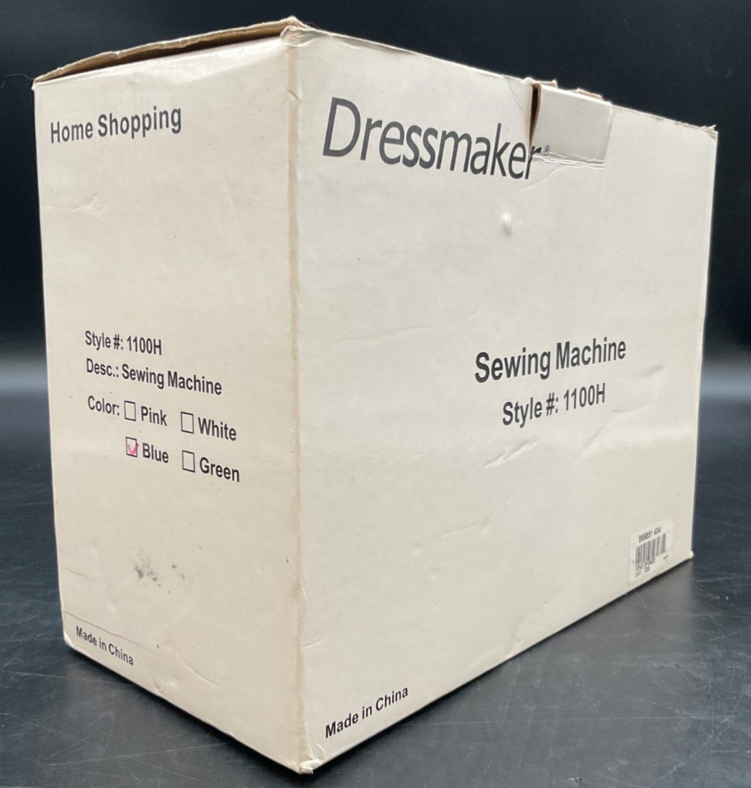 Dressmaker - Portable Sewing Machine - Style #1100H *Blue*