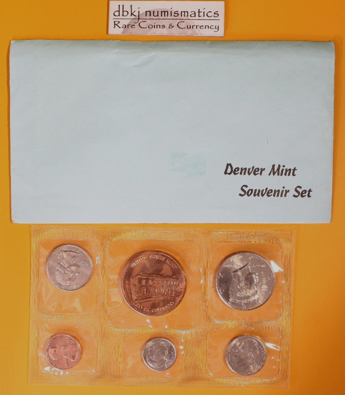 1997 D - Souvenir Set - U.S Mint Issued - 5 Coin Set with Envelope