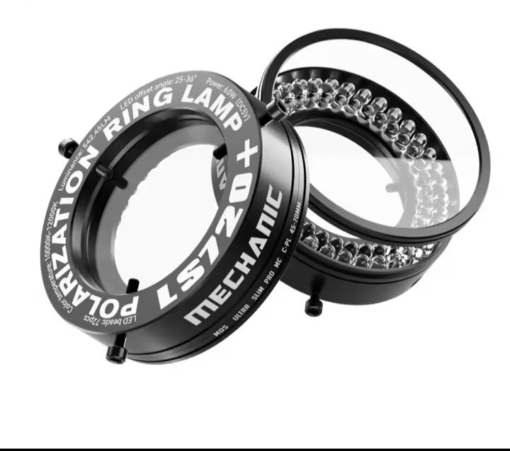 Mechanic LS720+ Microscope Ring Lamp Plus Polarization Anti Glare