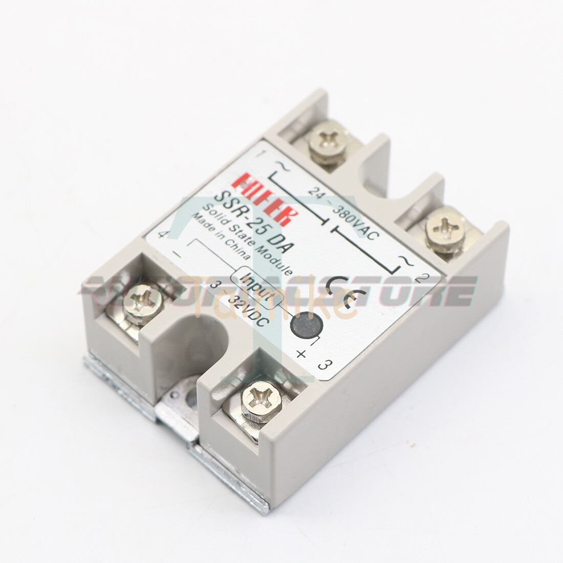 (2Pcs) New Fotek SSR-25DA SSR25DA Solid State Relay 25A
