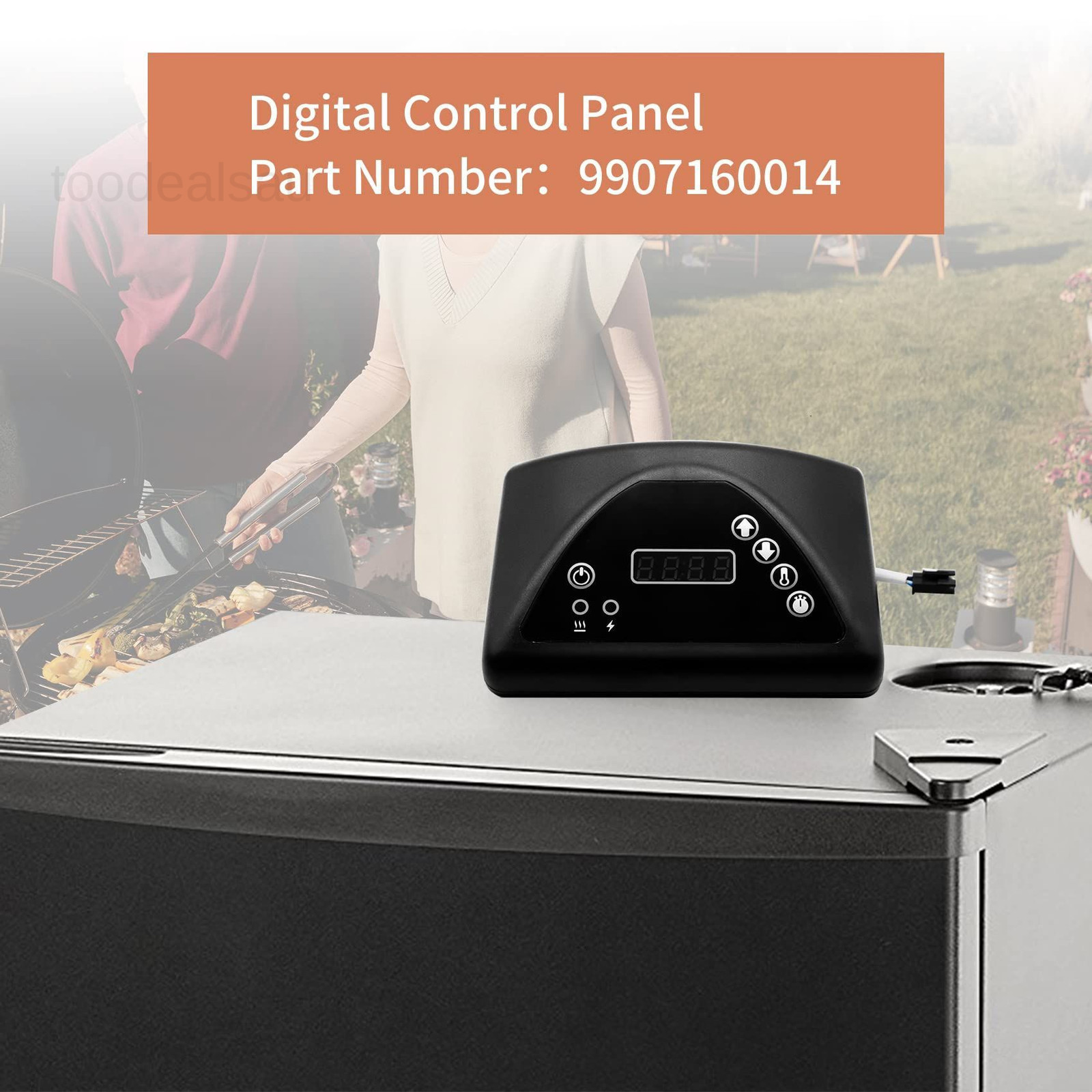 Digital Control Panel, Masterbuilt Replacement Parts, Compatible with Black