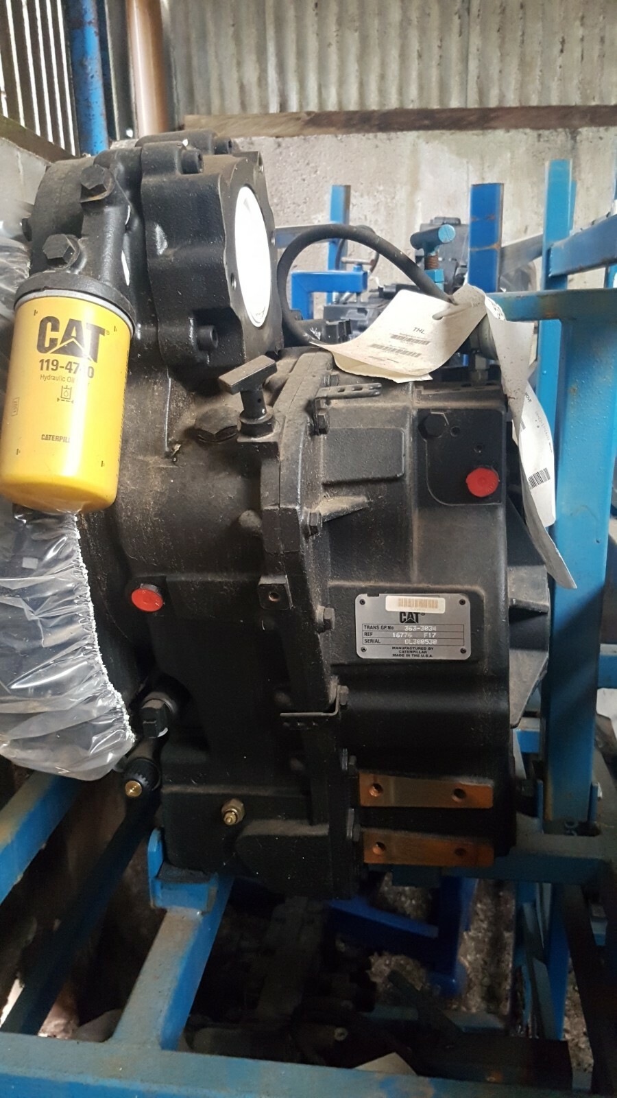 CAT Telehandler Gearbox TH408D gearbox with transfer box  price £3950 +vat