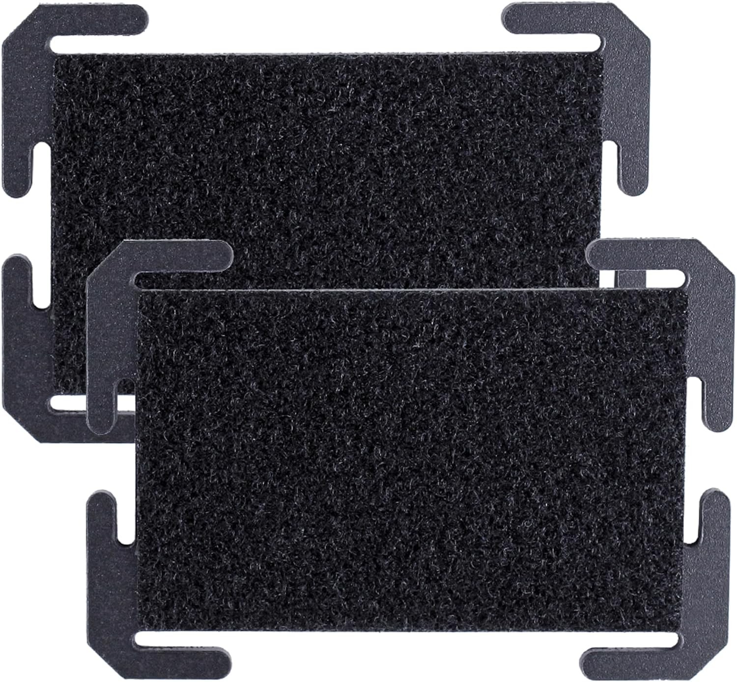 2 Pack Molle Patch Boards, Rigid Hook & Loop Display for Tactical Backpacks
