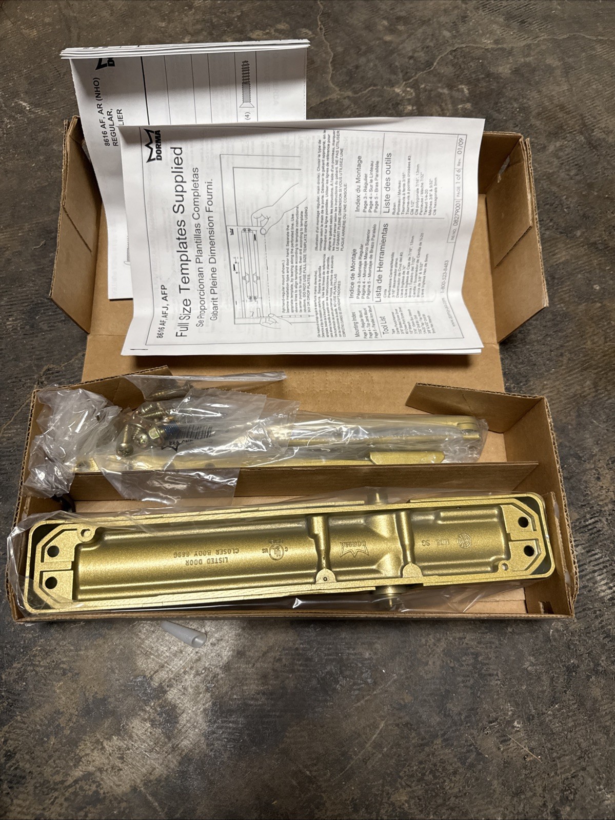 Dorma 8616 AF86P COV SNB1 696