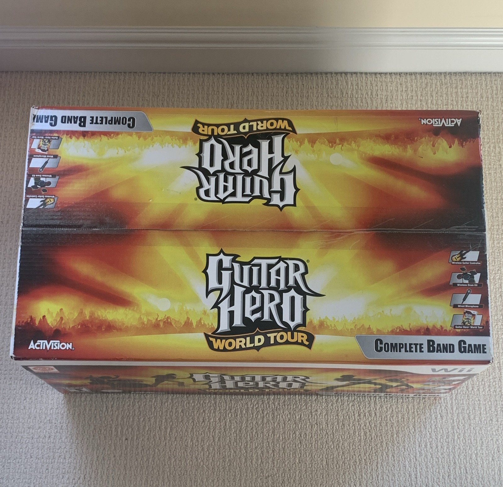 BRAND NEW SEALED Wii Activision Guitar Hero World Tour Complete Band Game