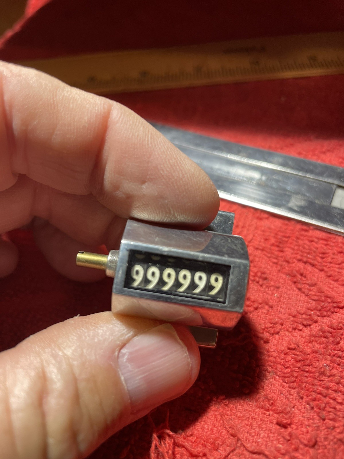 Vintage Rotary ENM Mechanical Counter 6 Digit British Made Working Great ￼￼