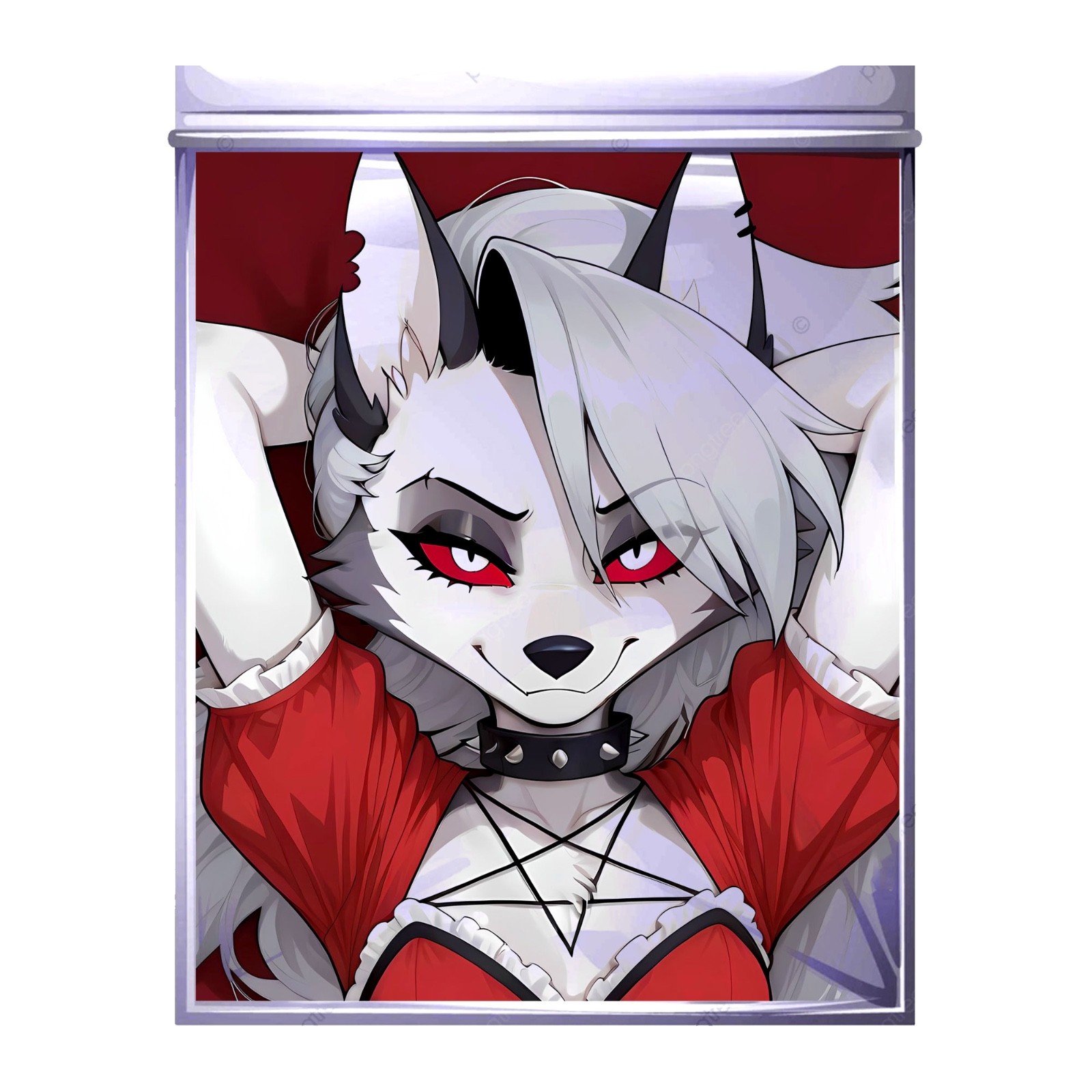 Loona | Maid Outfit | Anime Hellhound  Dakimakura (Body Pillowcase)