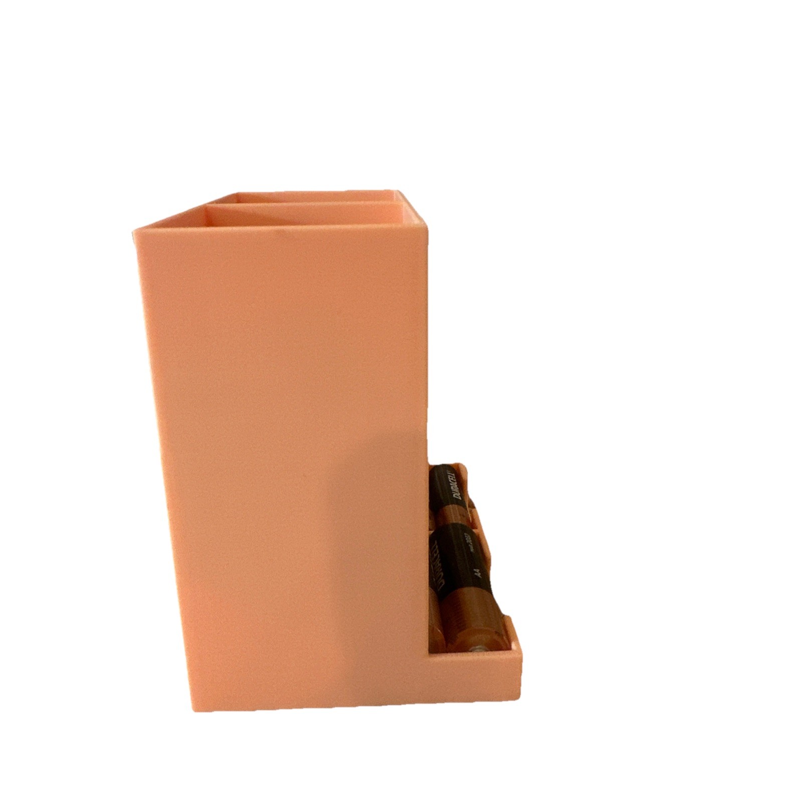 AA + AAA battery organizer storage holder dispenser home side by side organizer