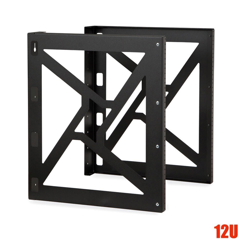 12U Wall Mount Rack Ceiling Mountable Network Server Data Adjustable Width Depth
