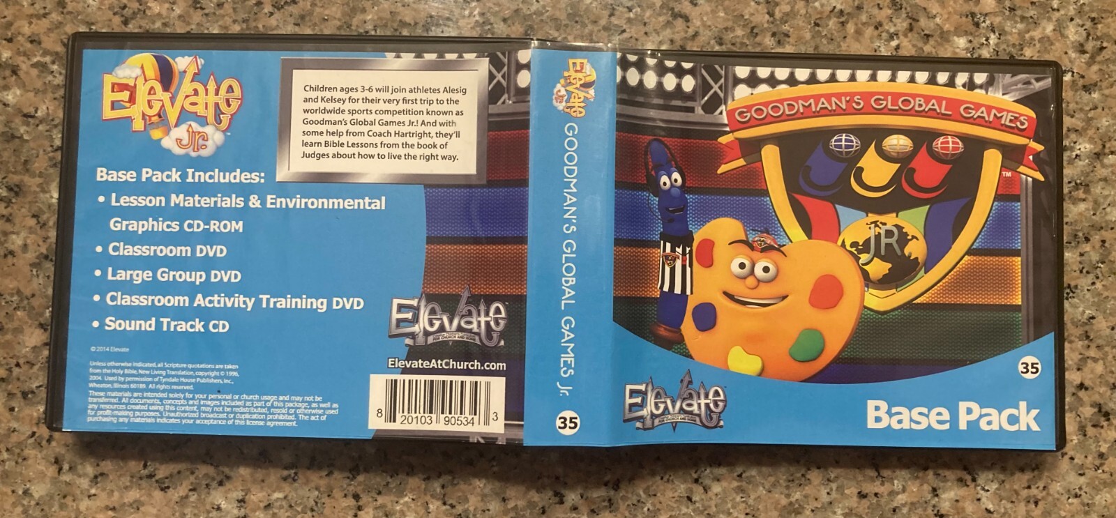 Elevate Jr Creative Church Goodman's Global Games Jr. Fellowship DVD Set