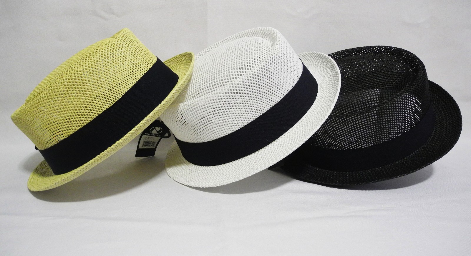 New cool Straw summer Pork Pie hat cap Crushable trilby fedora stingy short brim