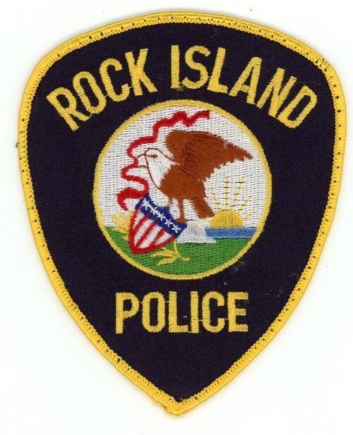 ILLINOIS IL ROCK ISLAND POLICE NICE SHOULDER PATCH SHERIFF