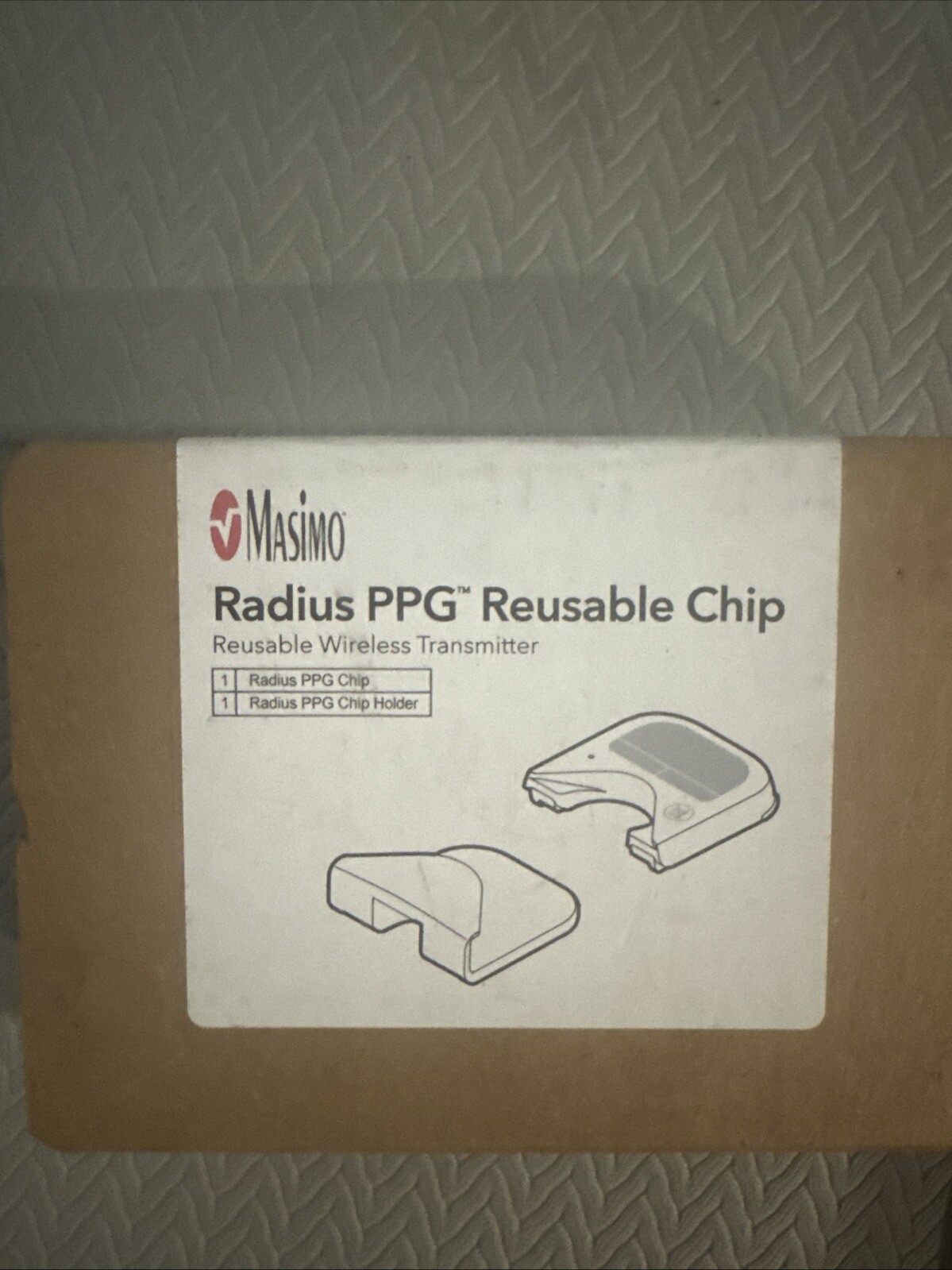 Masimo 4586 Radius PPG Reusable Chip - With Holder