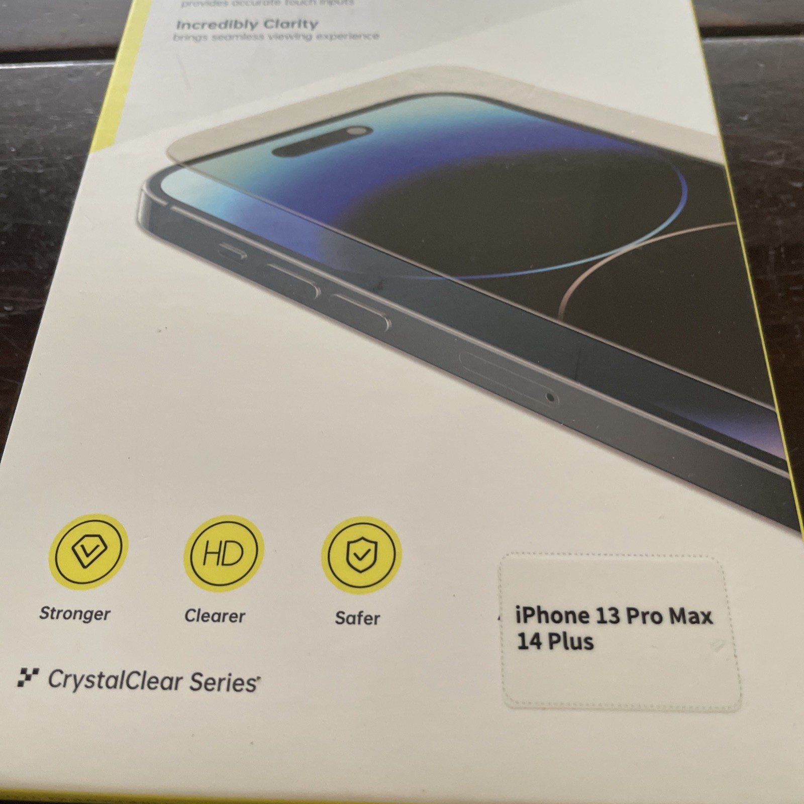 Shatterproof Tempered Glass Screen Protector for iPhone 13/13 Pro Max 14 Plus