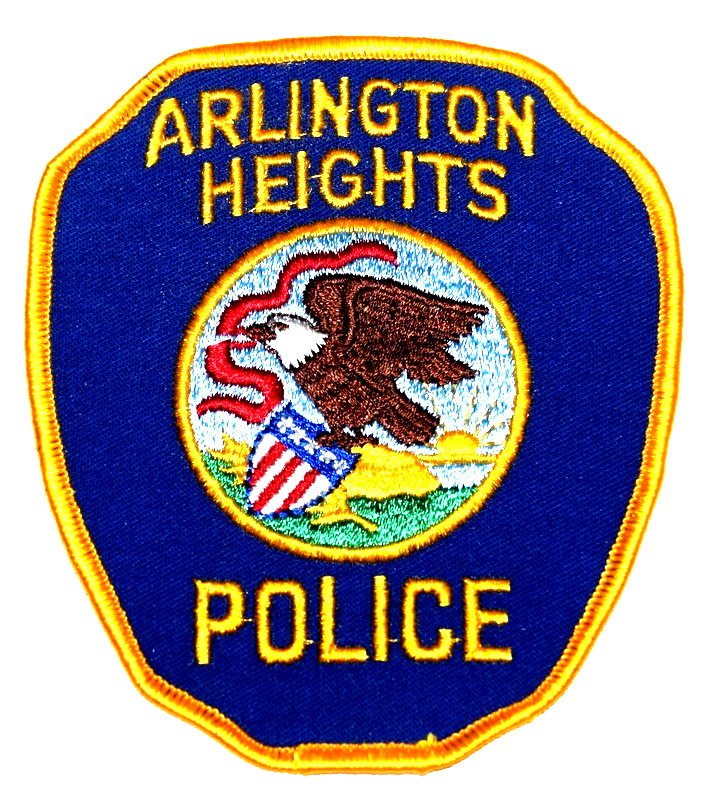 ARLINGTON HEIGHTS – POLICE - ILLINOIS IL Sheriff Police Patch STATE SEAL EAGLE