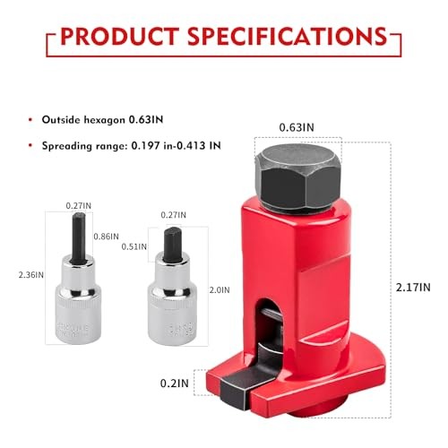 3Pcs Strut Spreader Tool, Universal Suspension Strut Knuckle Spreader 5