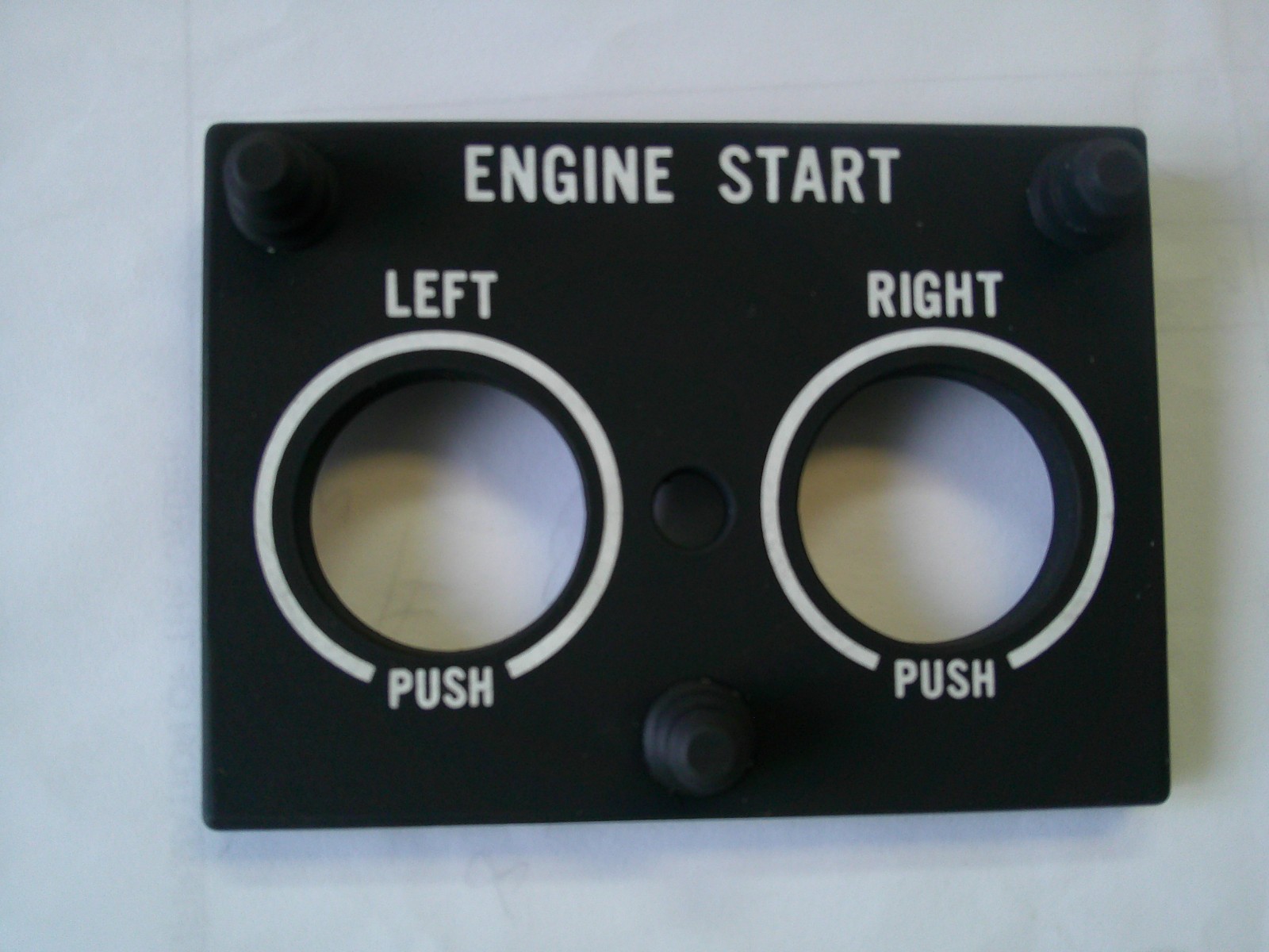 COCKPIT LIGHT EDGE PANEL FOR NORTHROP T-38A,   P/N 3-60352-1   FOR SIMULATOR