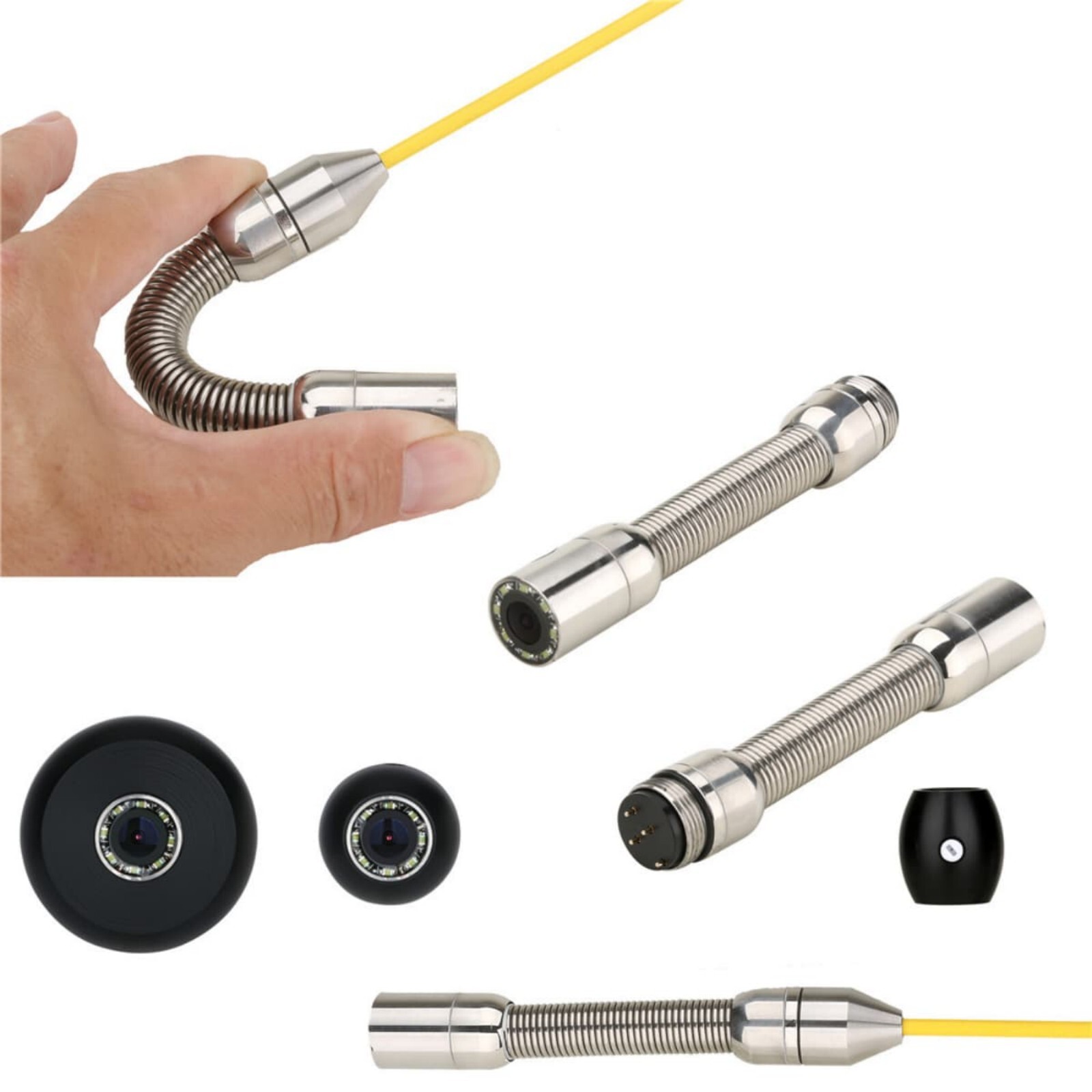 40m 7inch Sewer Camera Pipe Inspection Camera Drain Industrial Endoscope Camera