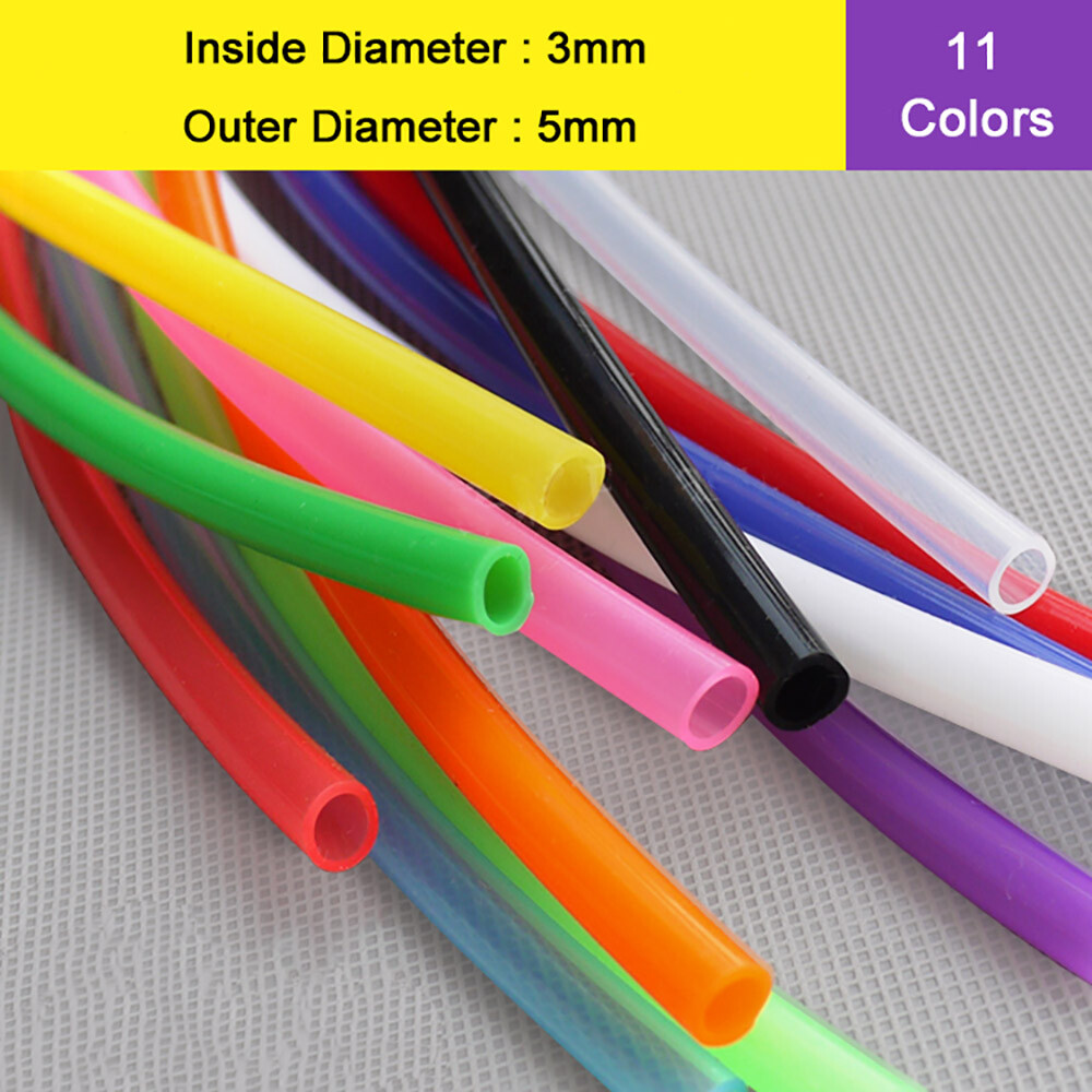 Tube 3mm ID x 5mm 11-Color Food Grade Silicone Flexible OD For Beer Coffee Water
