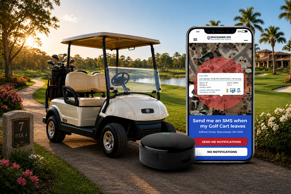 Waterproof GPS Tracker for Golf Carts | Hidden Real-Time GPS Tracking Device