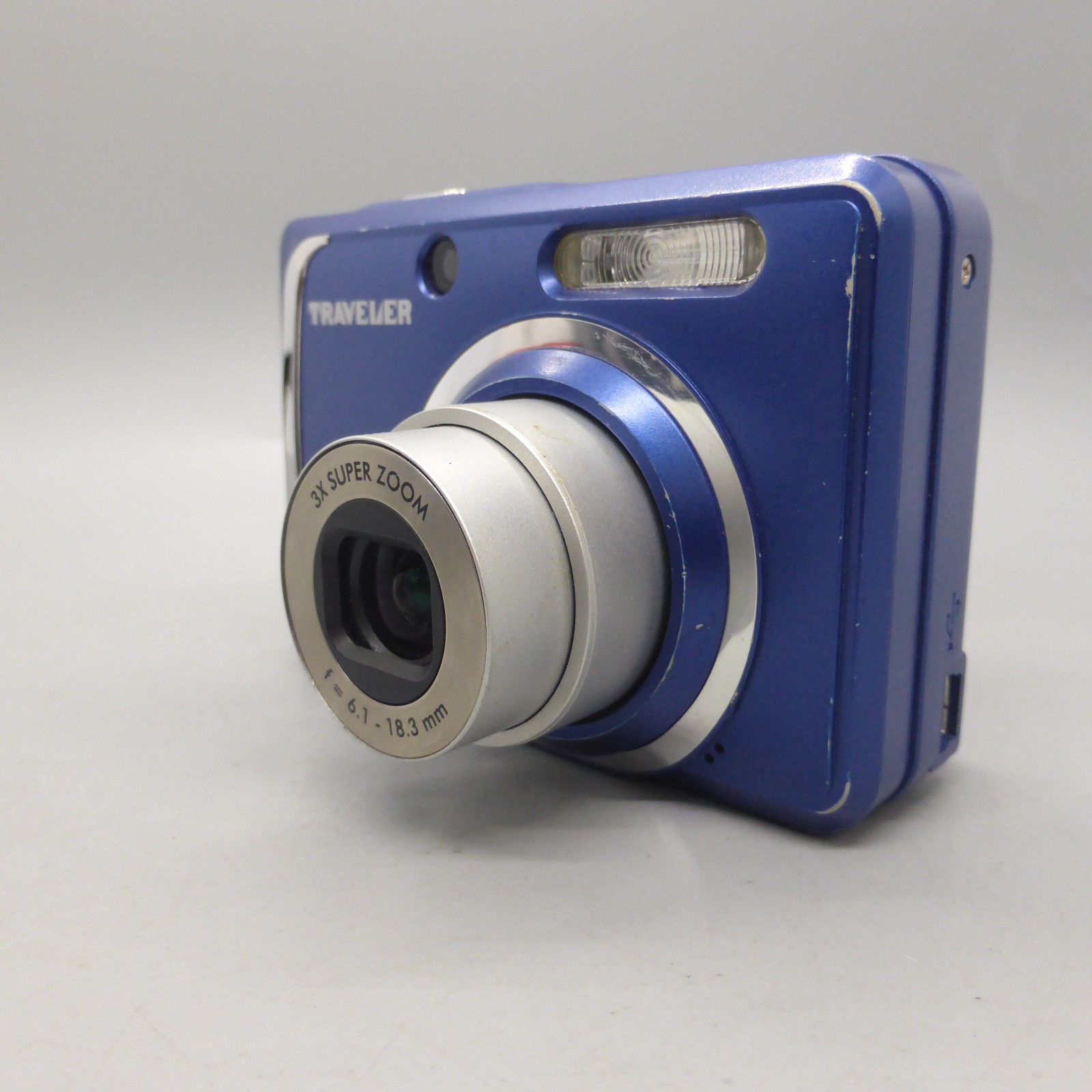 Traveler Digital Camera FX-5 5.0MP Blue Tested *Read*