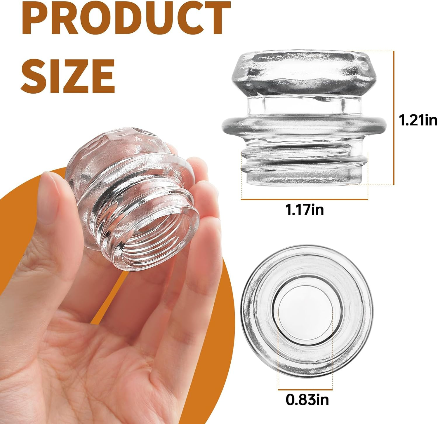 Coffee Percolator Glass Top Replacement for Coletti, Coleman, Gsi, Eurolux, Stan