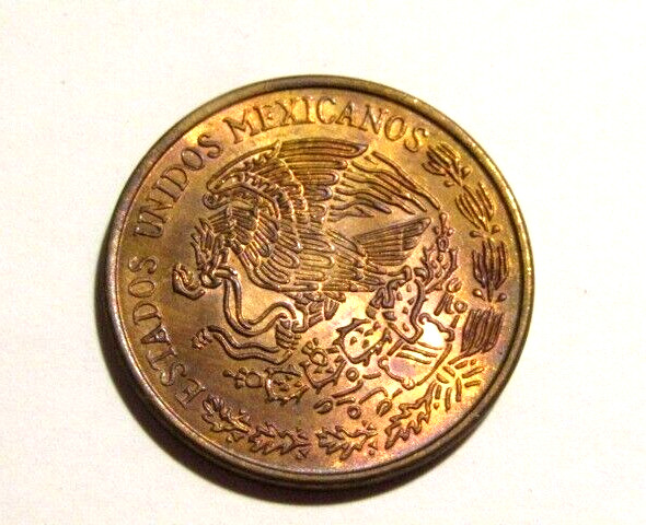 1974 Mexico 20 Centavos unc Coin