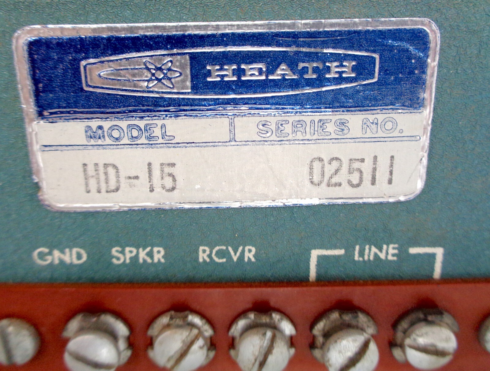 Heathkit Hybrid Phone Patch Model HD-15 Series 02511 Untested