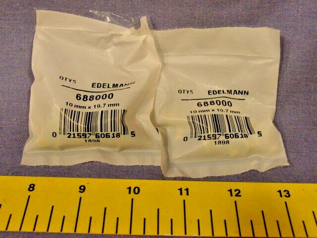 *Lot of 10 Edelmann 688000 Grease Fittings 10mm X 19.7mm NEW