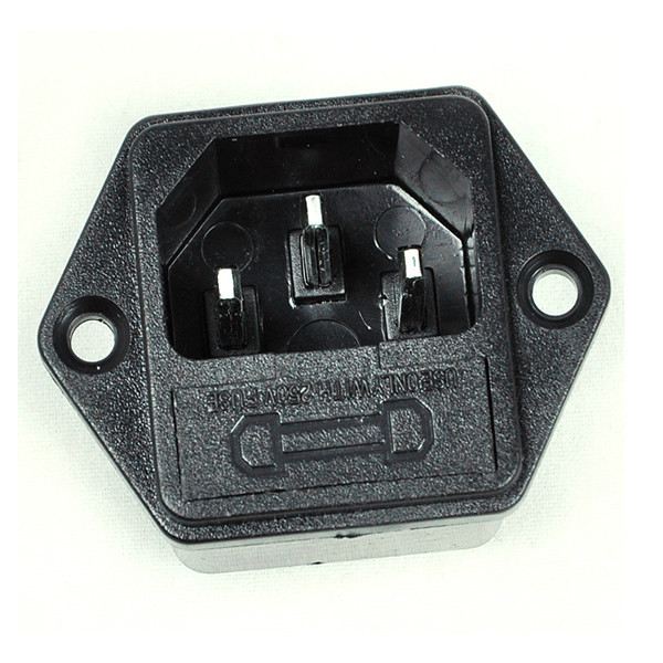 AC Inlet Power socket 3 Pole With 5*20mm Fuse Holder